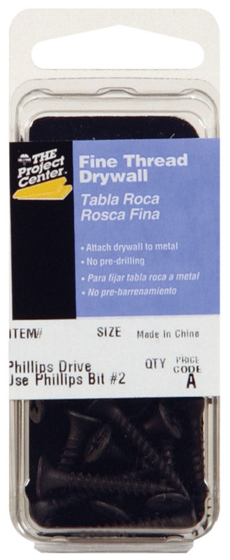 HILLMAN - Hillman No. 6 X 1 in. L Phillips Drywall Screws 16 pk - Case of 10