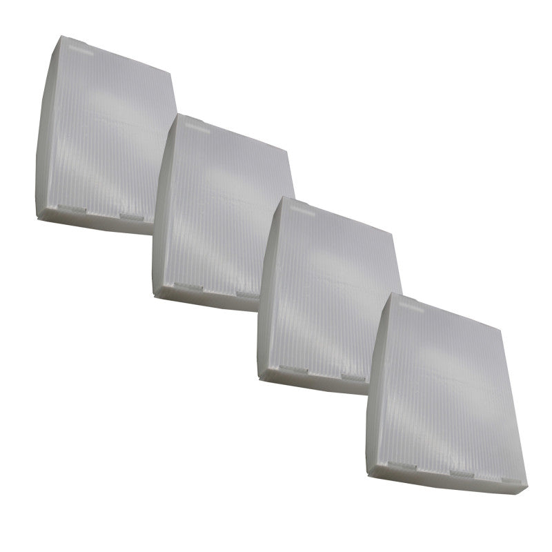 FLIPSIDE PRODUCTS - Translucent Plastic Storage Postal Tote Lids - 4 Pack