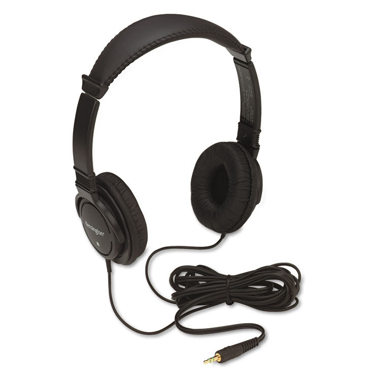 Kensington - Hi-Fi Headphones, Plush Sealed Earpads, Black