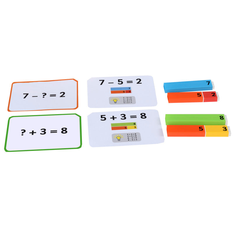EDUCATIONAL ADVANTAGE - Connecting Number Rods Work Cards