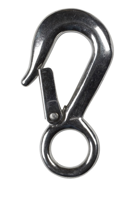 CAMPBELL - Campbell 3/4 in. D X 4 in. L Polished Steel Snap Hook 400 lb - Case of 10