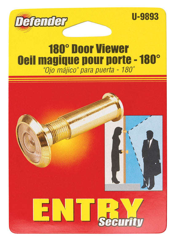 PRIME-LINE - Prime-Line 0.56 in. D 180 deg Polished Brass Brass Door Viewer