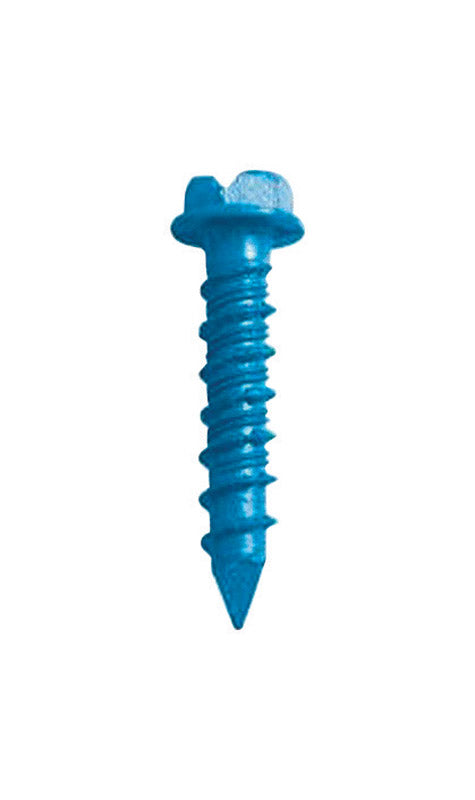 ITW - Tapcon 1/4 in. D X 2-1/4 in. L Steel Hex Head Concrete Screw Anchor