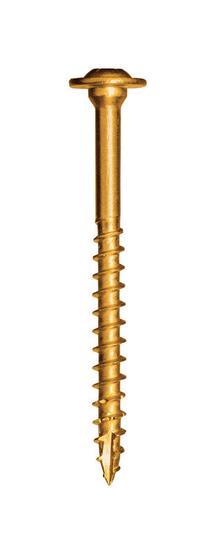 GRK FASTENERS - GRK Fasteners 5/16 in. X 2-1/2 in. L Star Washer Head Structural Screws 100 pk