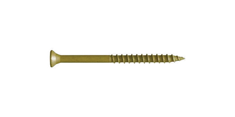 FASTENMASTER - FastenMaster GuardDog No. 10 X 2 in. L Gold Phillips/Square Bugle Head Deck Screws 350 pk