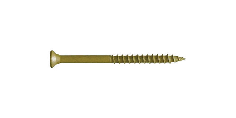 FASTENMASTER - FastenMaster GuardDog No. 10 X 2-1/2 in. L Gold Phillips/Square Bugle Head Deck Screws 350 pk