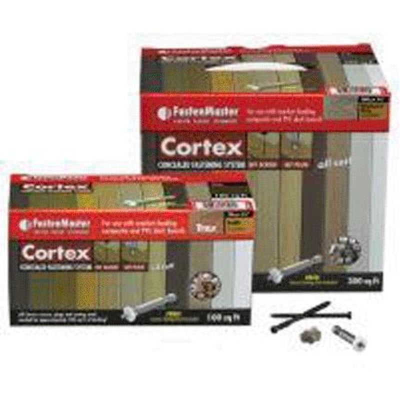 FASTENMASTER - FastenMaster Cortex 2-1/2 in. L Pebble Torx Ttap Star Head Deck Screws and Plugs Kit 1 pk