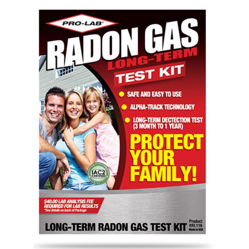 PRO-LAB - Pro-Lab Radon Gas Test Kit 1 pk [RL116]