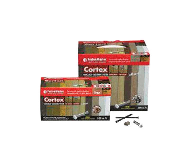 FASTENMASTER - FastenMaster Cortex 2-3/4 in. L Island Mist Torx Ttap Star Head Deck Screws and Plugs Kit 1 pk