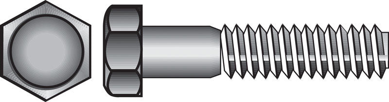 HILLMAN - Hillman 3/8-16 in. D X 6 in. L Steel Hex Head Cap Screw 25 pk