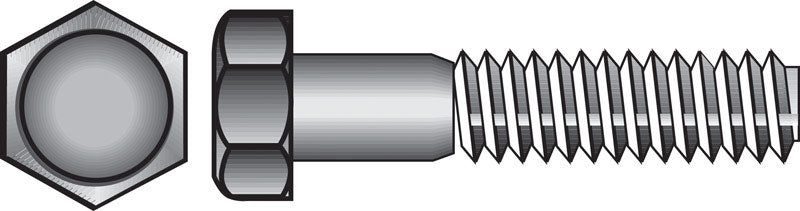 HILLMAN - Hillman 1/2-13 in. D X 5 in. L Steel Hex Head Cap Screw 10 pk