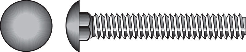 HILLMAN - Hillman 1/4 in. X 4 in. L Stainless Steel Carriage Bolt 25 pk