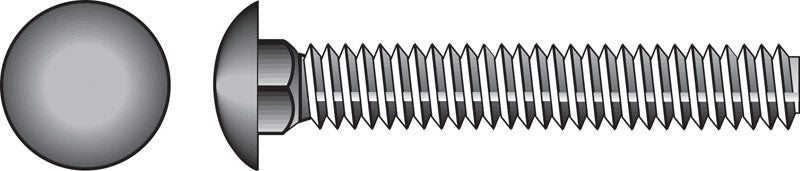 HILLMAN - Hillman 0.375 in. X 1-1/2 in. L Stainless Steel Carriage Bolt 25 pk