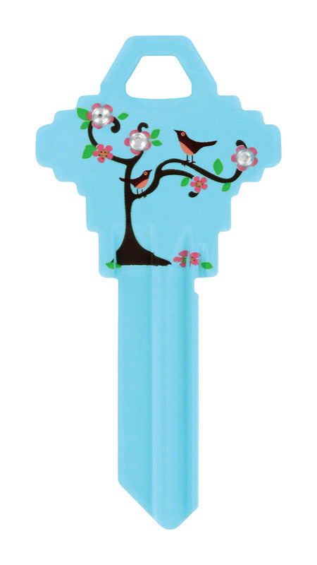 HILLMAN - Hillman DIVA Tree & Birds House/Office Universal Key Blank Single - Case of 6 [87042]