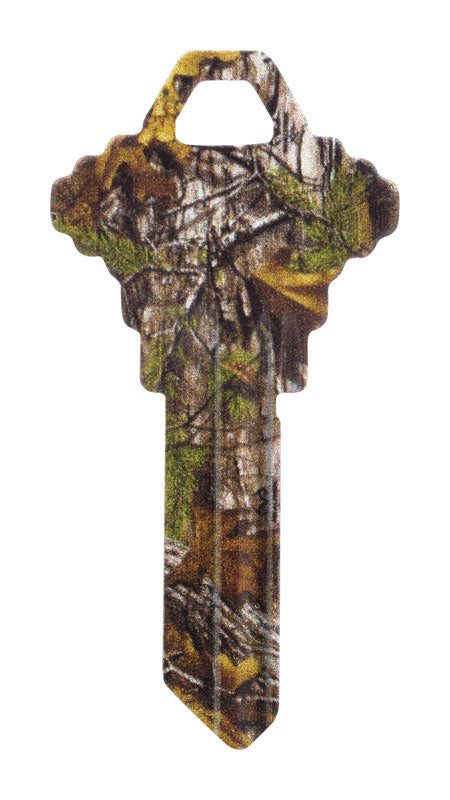 HILLMAN - Hillman RealTree Green House/Office Universal Key Blank Single - Case of 6 [713158]