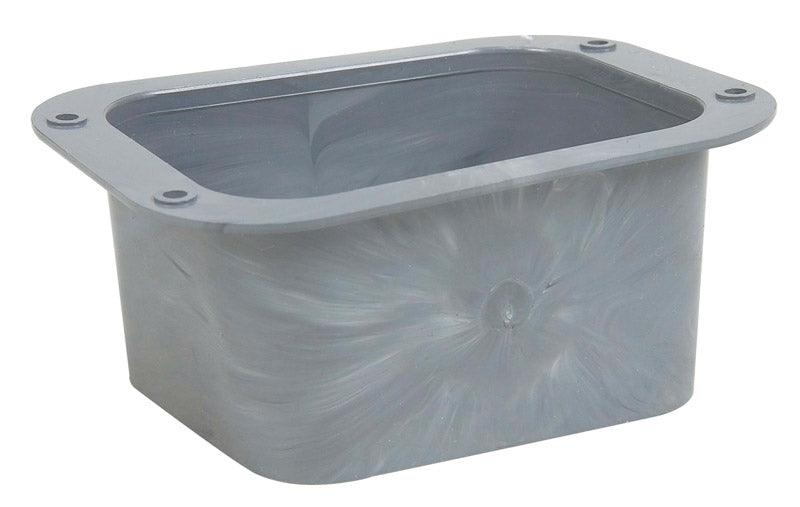 AMERIMAX - Amerimax 1.5 in. H X 2.5 in. W X 3.75 in. L Gray Plastic C Outlet