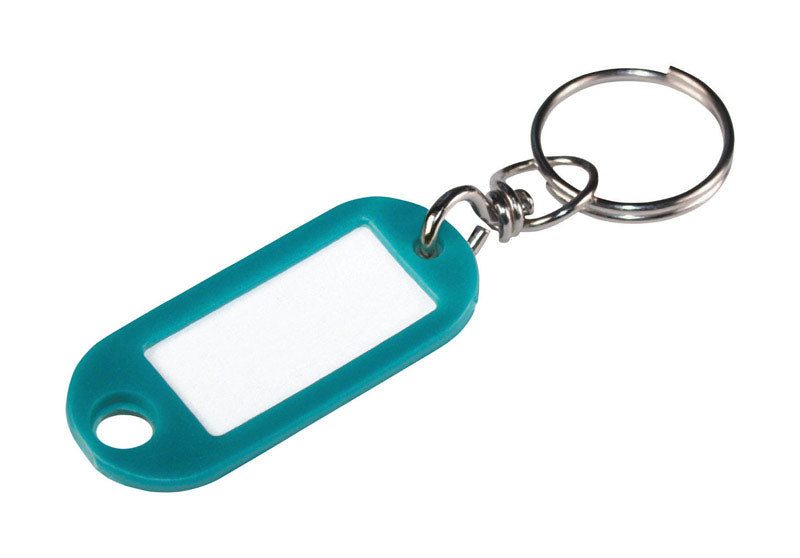 HILLMAN - Hillman Metal/Plastic Assorted Labeling/ID Key Ring - Case of 5