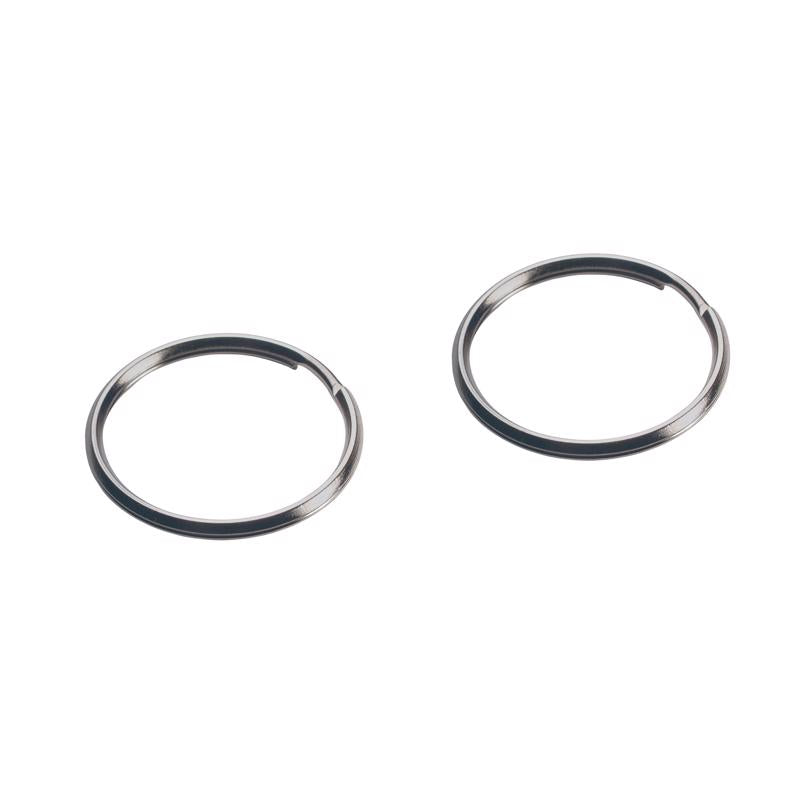 HILLMAN - Hillman 1-1/2 in. D Tempered Steel Silver Split Rings/Cable Rings Key Ring