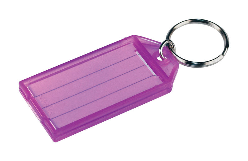 HILLMAN - Hillman Metal/Plastic Assorted ID Tag Key Ring