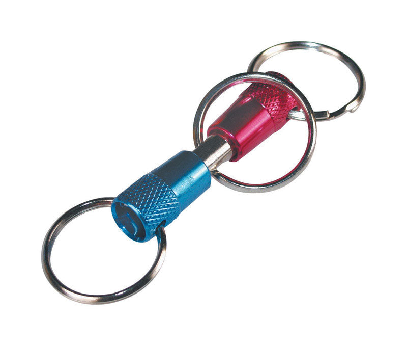 HILLMAN - Hillman Metal Blue/Pink Valet Key Chain