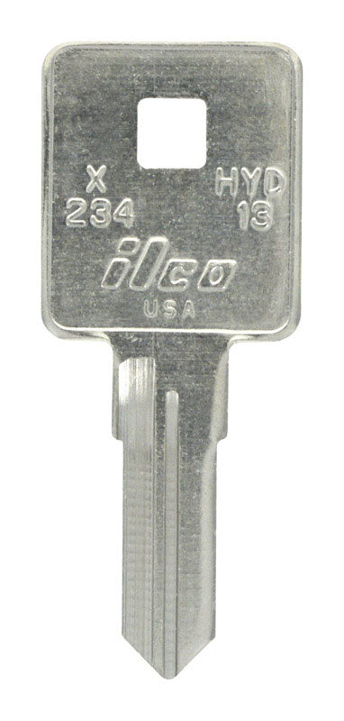 HILLMAN - Hillman Motorcycle Key Blank HYD-13 Double For Harley - Case of 10