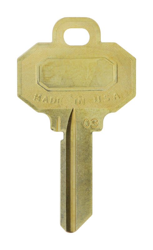 HILLMAN - Hillman Traditional Key House/Office Key Blank BW2 Single For Baldwin Locks - Case of 10