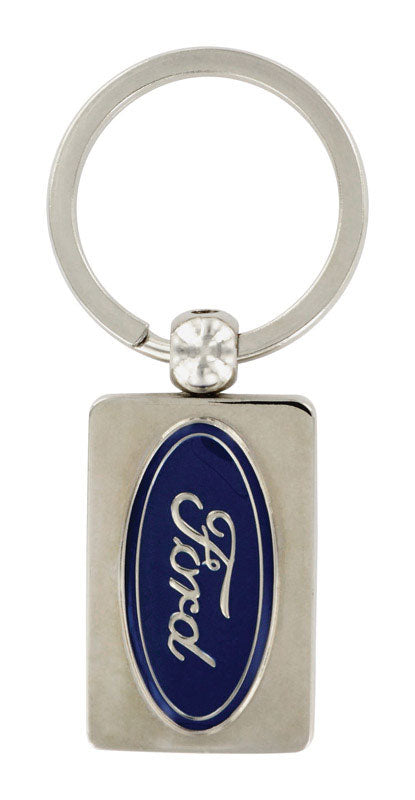 HILLMAN - Hillman Ford Metal Blue Decorative Key Chain - Case of 3