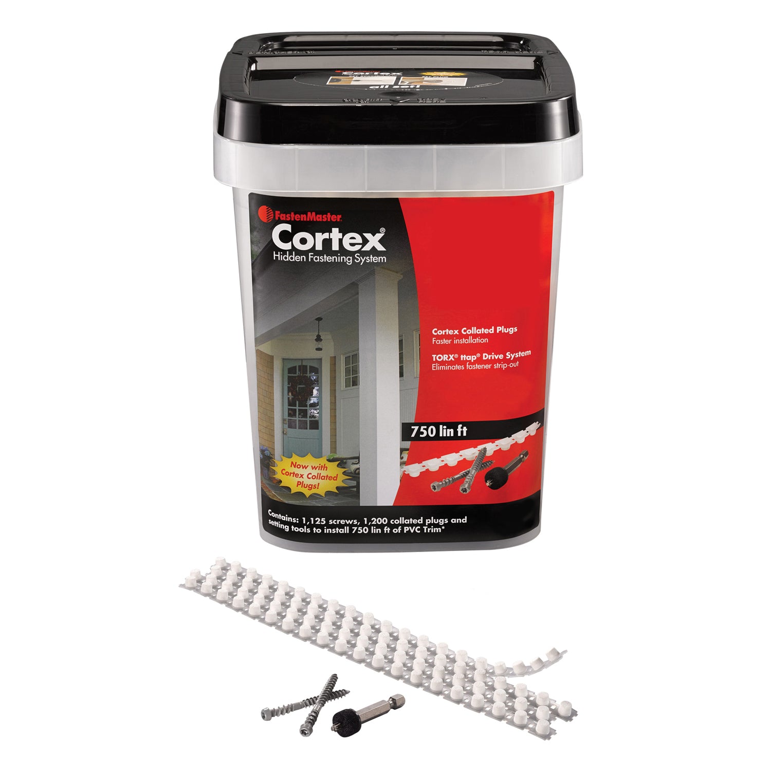 FastenMaster Cortex No. 20 X 2-3/4 in. L Torx Ttap Star Head Deck Screws and Plugs Kit 1 pk