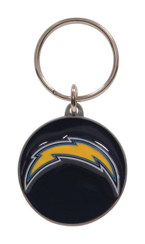 HILLMAN - Hillman NFL Tempered Steel Multicolored Split Ring Keychain - Case of 3 [710885]