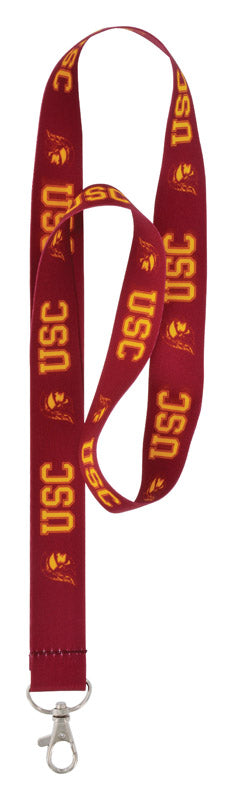 HILLMAN - Hillman NCAA Polyester Multicolored Coined-Edge Split Lanyard - Case of 6 [711641]