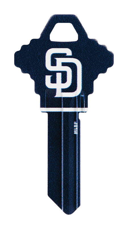 HILLMAN - Hillman San Diego Padres Painted Key House/Office Universal Key Blank Single - Case of 6