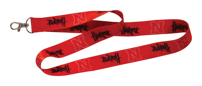 HILLMAN - Hillman NCAA Polyester Red Lanyard - Case of 6