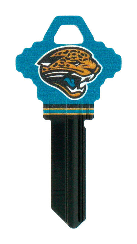 HILLMAN - Hillman Jacksonville Jaguars Schlage/68 SC1 House/Office Key Blank Single - Case of 6