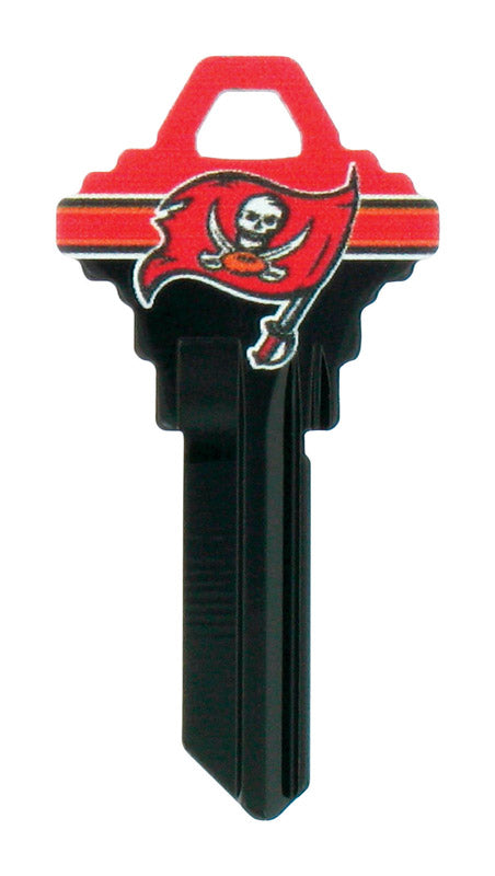 HILLMAN - Hillman Tampa Bay Buccaneers Schlage/68 SC1 House/Office Key Blank Single - Case of 6