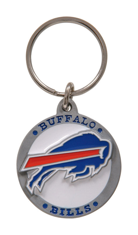 HILLMAN - Hillman NFL Tempered Steel Multicolored Split Ring Keychain - Case of 3 [710872]