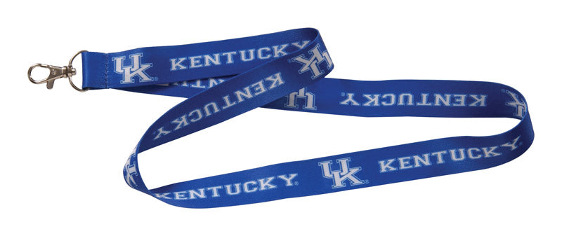 HILLMAN - Hillman NCAA Polyester Blue Coined-Edge Split Lanyard - Case of 6