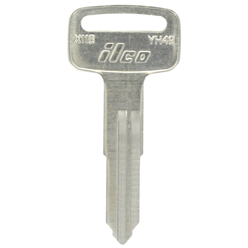 HILLMAN - Hillman Motorcycle Key Blank YM60 Double For Yamaha - Case of 10