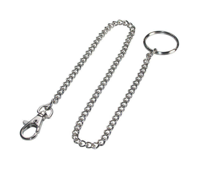 HILLMAN - Hillman Metal Silver Belt Hooks/Pocket Chains Key Chain [711071]