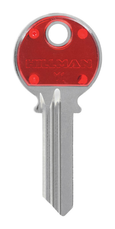 HILLMAN - Hillman ColorPlus Traditional Key House/Office Key Blank Single - Case of 5 [86252]