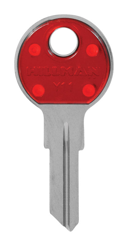 HILLMAN - Hillman ColorPlus Traditional Key House/Office Key Blank Single - Case of 5 [86249]