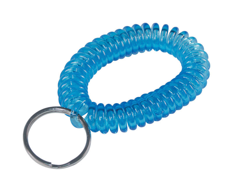 HILLMAN - Hillman Plastic Assorted Wrist Coil Key Ring