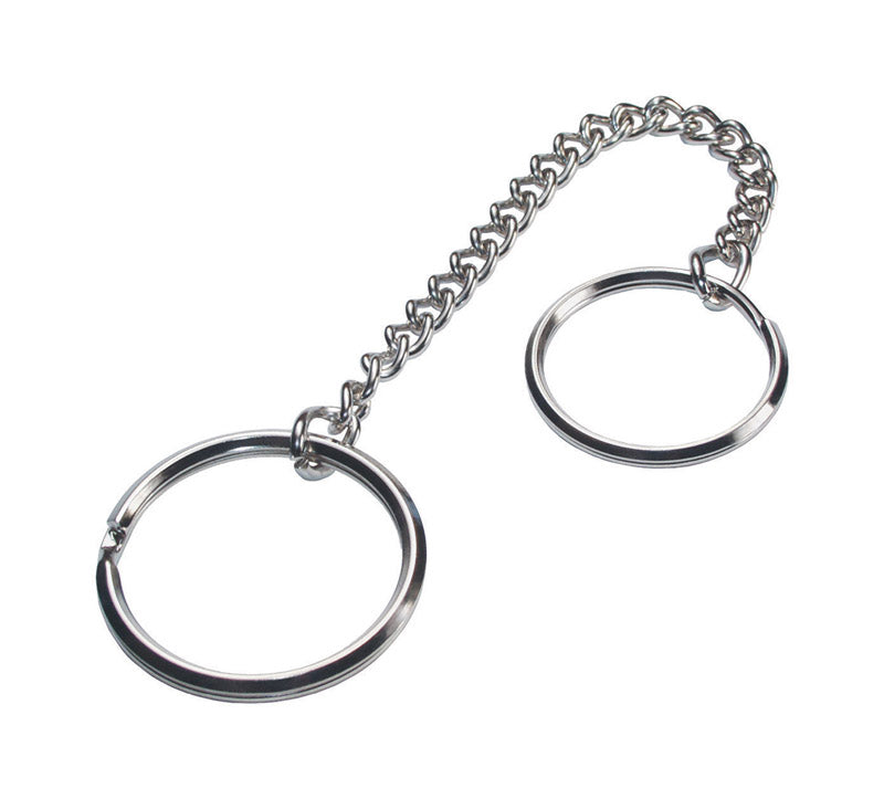 HILLMAN - Hillman Metal Silver Belt Hooks/Pocket Chains Key Chain - Case of 5 [711070]