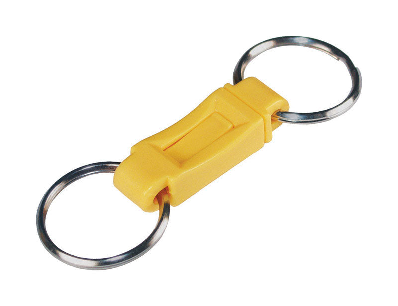 HILLMAN - Hillman Metal/Plastic Assorted Valet Key Chain - Case of 5