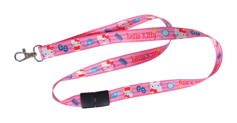 HILLMAN - Hillman Hello Kitty Polyester Multicolored Decorative Key Chain Lanyard - Case of 6