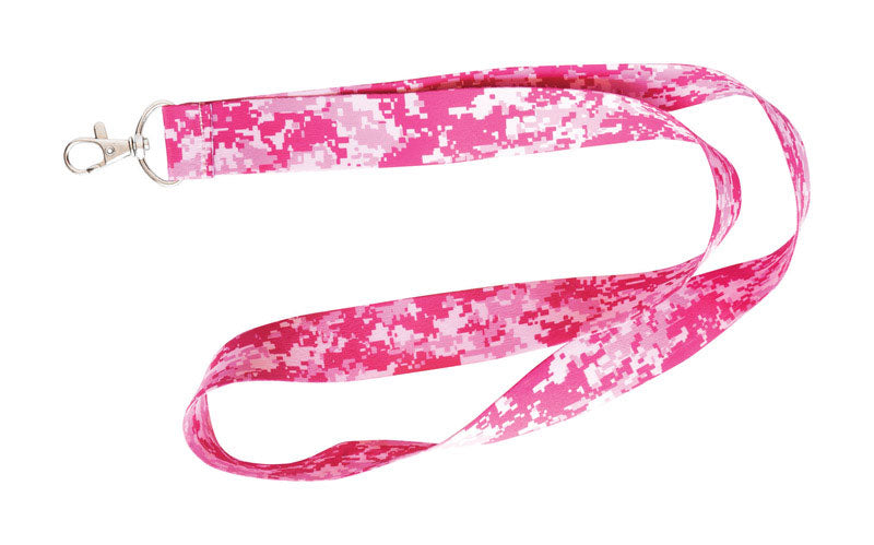 HILLMAN - Hillman Polyester Pink Decorative Key Chain Lanyard - Case of 6 [713117]