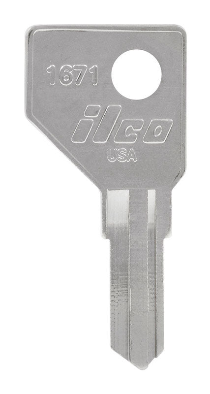 HILLMAN - Hillman Traditional Key House/Office Key Blank 1671 Single For Harlock Locks - Case of 10