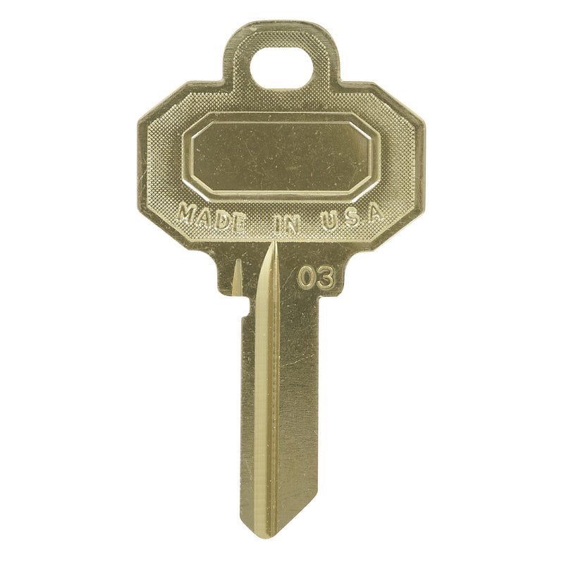 HILLMAN - Hillman Baldwin House/Office Universal Key Blank Single - Case of 10