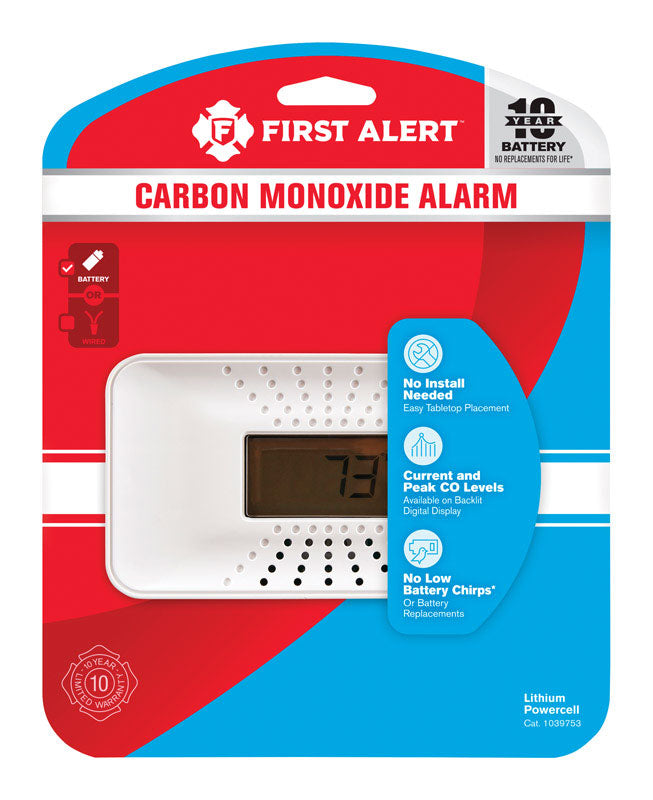 FIRST ALERT - First Alert Battery-Powered Electrochemical Carbon Monoxide Detector [1039753]