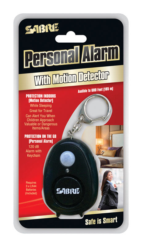 SABRE - Sabre Black Plastic Personal Security Alarm [PA-MDM-BK]