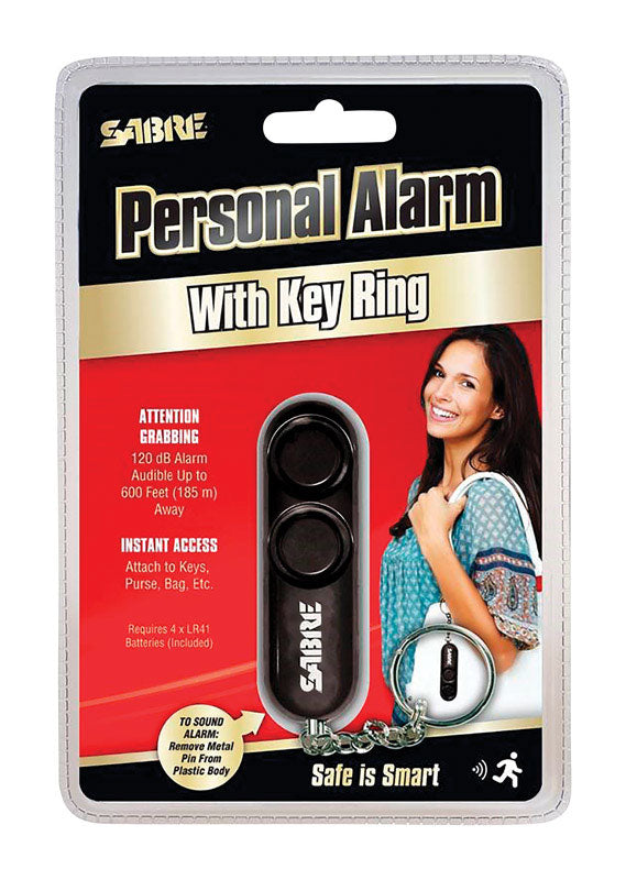 SABRE - Sabre Black Plastic Personal Security Alarm [PA-01]